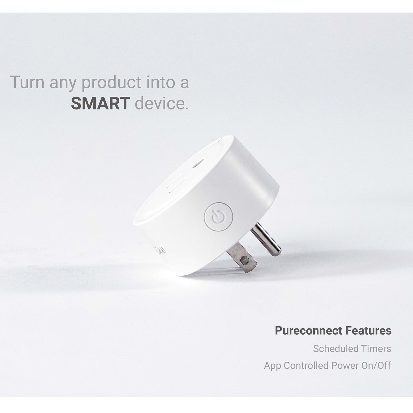 INSTACHEW, Pureconnect Smart Plug, App Enabled, Google Assistant and Alexa Compatible, Smart Converter, Smart Adapter